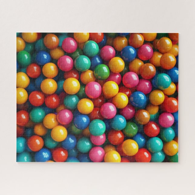 Gumballs Colourful Gum and Candy Jigsaw Puzzle (Horizontal)