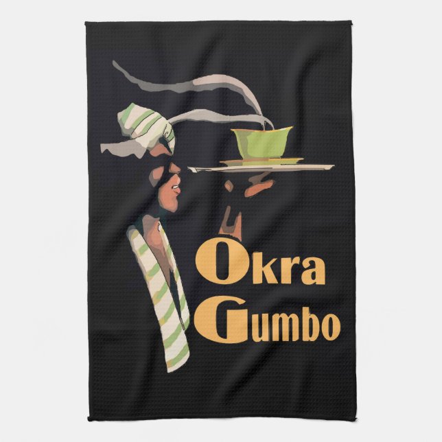 Gumbo Home Cooking Tea Towel (Vertical)