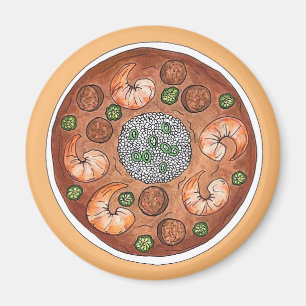 Gumbo Soup Louisiana LA New Orleans NOLA Food Magnet