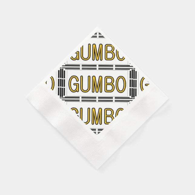 Gumbo Soup Napkin (Corner)