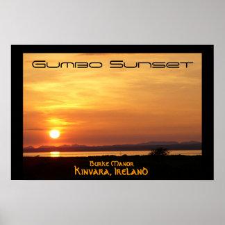 Gumbo Sunset Poster