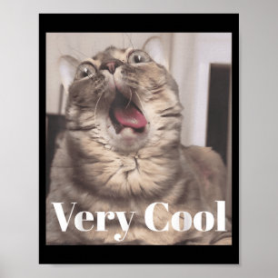 Gumbus Very Cool Funny Cat Meme Animal Lovers Gumb Poster