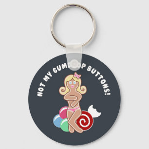 Gumdrop Button Key Ring
