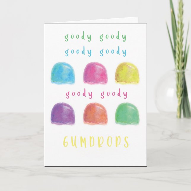 GUMDROPS BIRTHDAY CARD (Front)