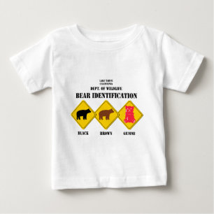 Gummi Bear Warning - Tahoe Wildlife Baby T-Shirt