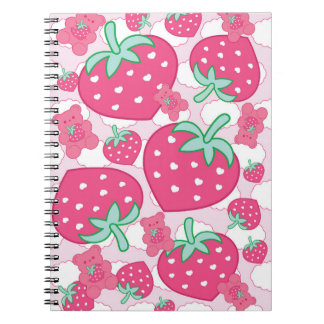 Gummi Sweet Strawberry Heart Notebook