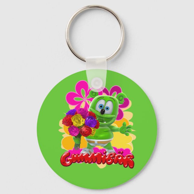 Gummibär Floral Keychain (Front)