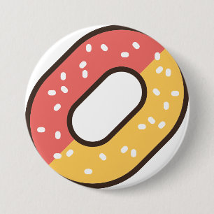 gummy 7.5 cm round badge