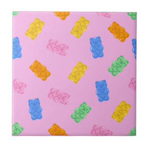 Gummy Bear Aesthetic Ceramic Tile