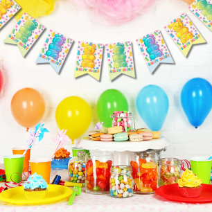 Gummy Bear Colourful Jelly Candy Kids Party Bunting