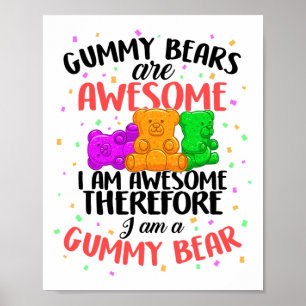 Gummy Bear Dancing Animal Candy For Adult Youth Ki Poster