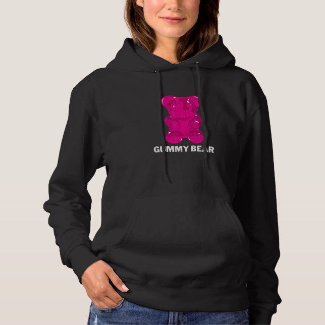 Gummy Bear Designs Sweet Candy Fans Men Women Hoodie (Front)