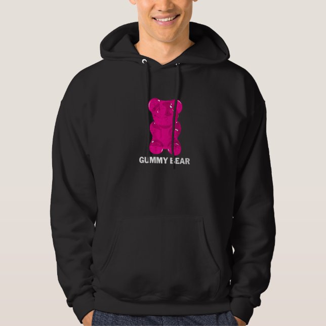 Gummy Bear Designs Sweet Candy Fans Men Women Hoodie (Front)
