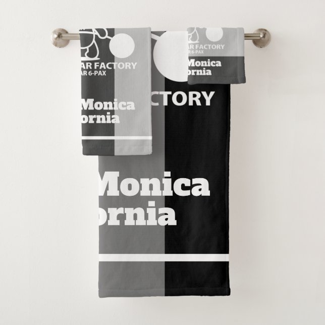 Gummy Bear Factory 2020 MONO Bath Towel Set (Insitu)