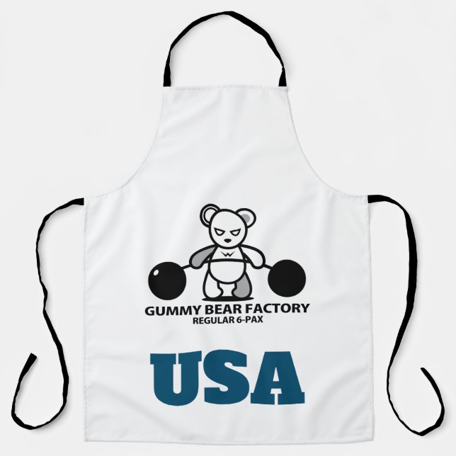 Gummy Bear Factory  Apron (Front)