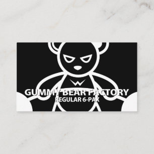 Gummy Bear Factory /gym/fitness Business Card