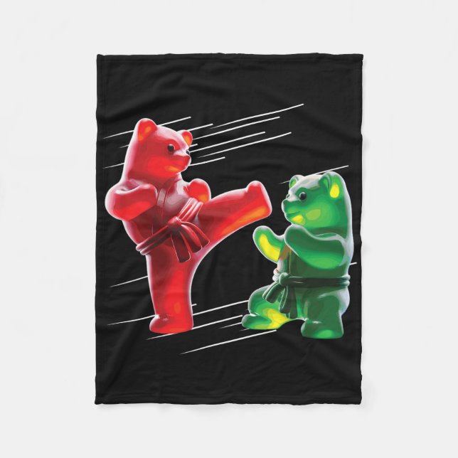 Gummy Bear  Fleece Blanket (Front)