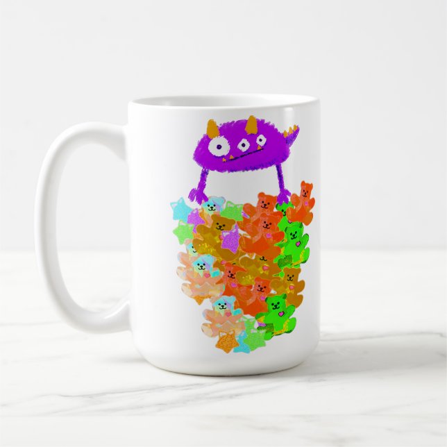 Gummy Bear Harvest Monster Coffee Mug (Left)
