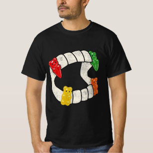 Gummy Bear Monster Teeth Halloween T-Shirt