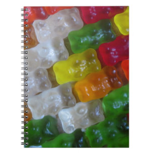 Gummy Bear Pattern Notebook