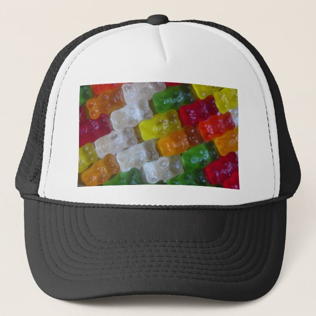 Gummy Bear Pattern Trucker Hat (Front)