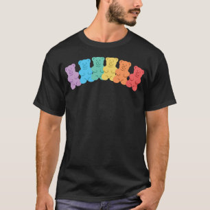Gummy Bear Rainbow, Funny Gummy Bear T-Shirt