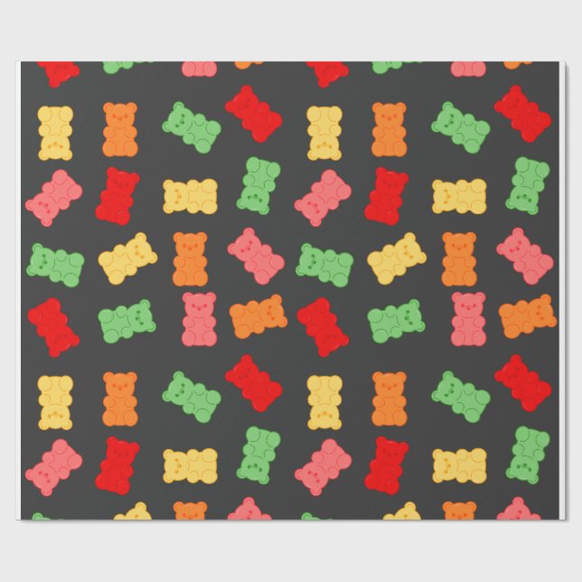 Gummy Bear Wrapping Paper (Flat)