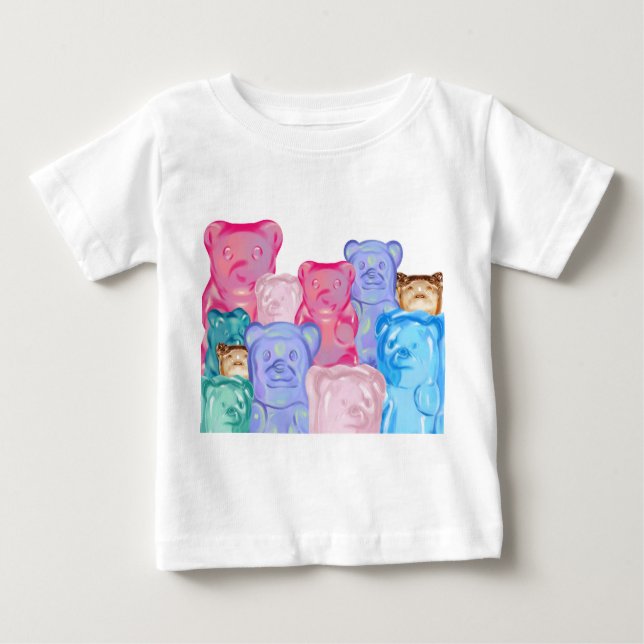 Gummy bears  baby T-Shirt (Front)