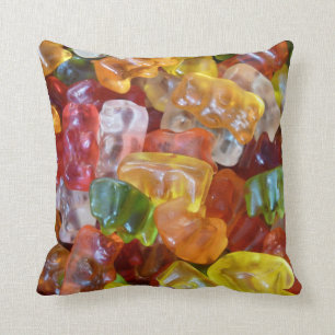 Gummy Bears Background Cushion
