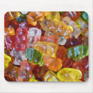 Gummy Bears Background Mouse Pad