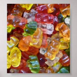 Gummy Bears Background Poster