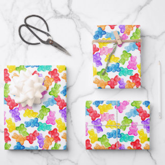 Gummy Bears by LAD Wrapping Paper Sheet