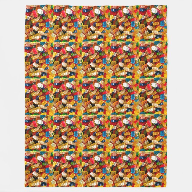 gummy bears candy blanket (Front)