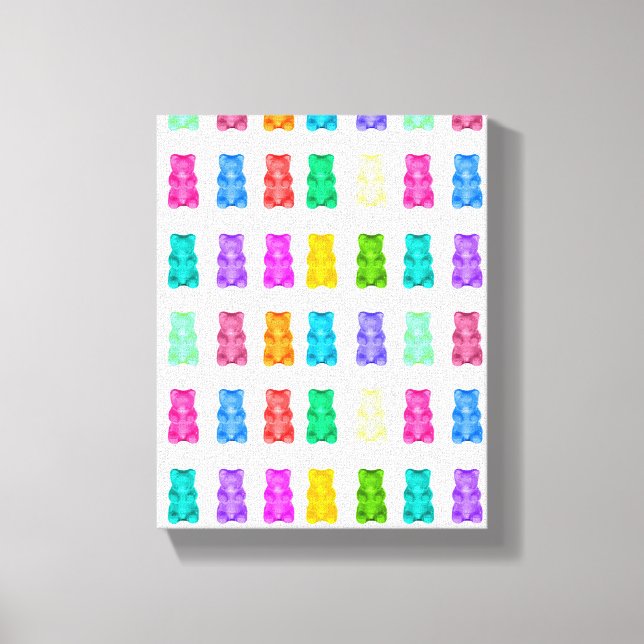 Gummy Bears Canvas Print (Front)