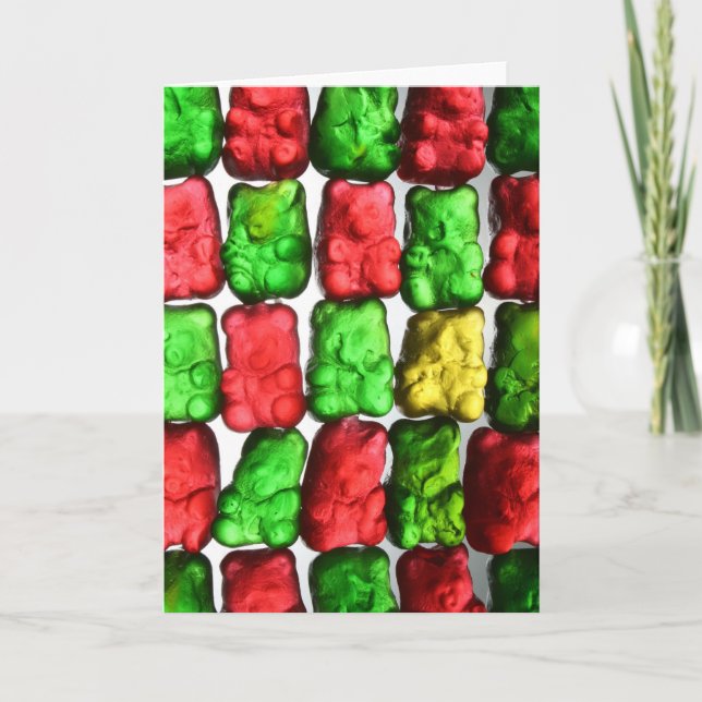 Gummy Bears Greeting Card (Front)