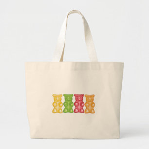 Gummy Bears Large Tote Bag