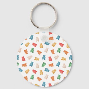 Gummy Bears Pattern Key Ring
