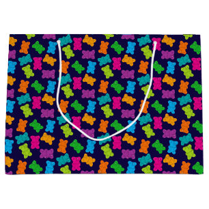 Gummy Bears Pattern Large Gift Bag