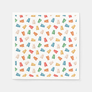 Gummy Bears Pattern Napkin