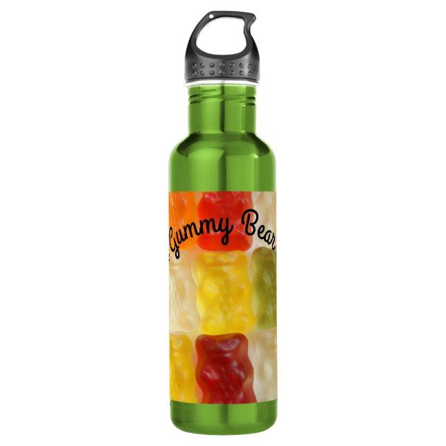 gummy bears - water bottle (Front)