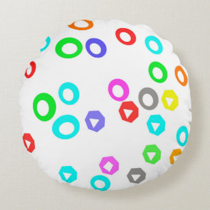 Gummy candies round cushion