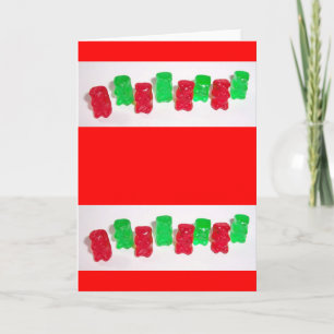 Gummy Christmas Holiday Card