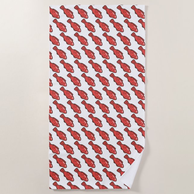 gummy-fish beach towel (Front)