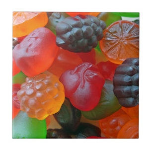Gummy Fruit Ceramic Tile