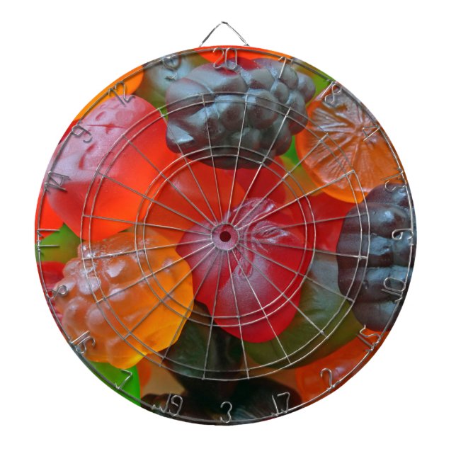 Gummy Fruit Dartboard (Front)