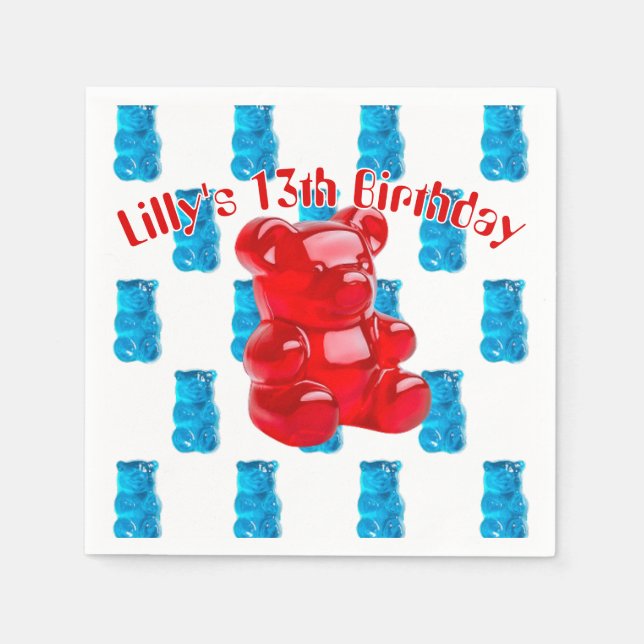 Gummy Jelly  Napkin (Front)