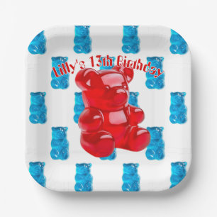Gummy Jelly  Paper Plate