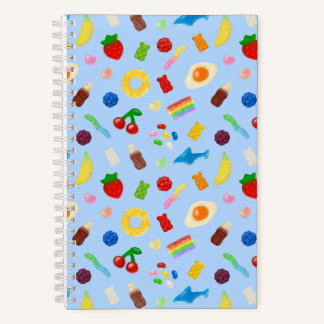 Gummy Lover Blue Notebook
