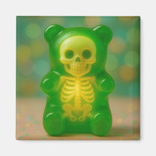 Gummy Skeleton Bear Magnet