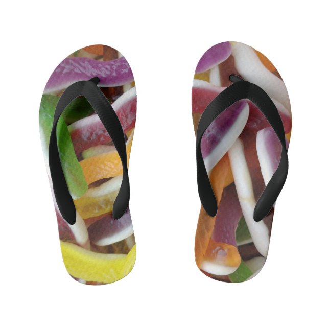Gummy Worm Kid's Thongs (Footbed)